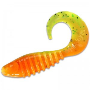 Soft plastic grub fishing lure