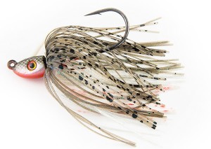 Skirted jig fishing lure